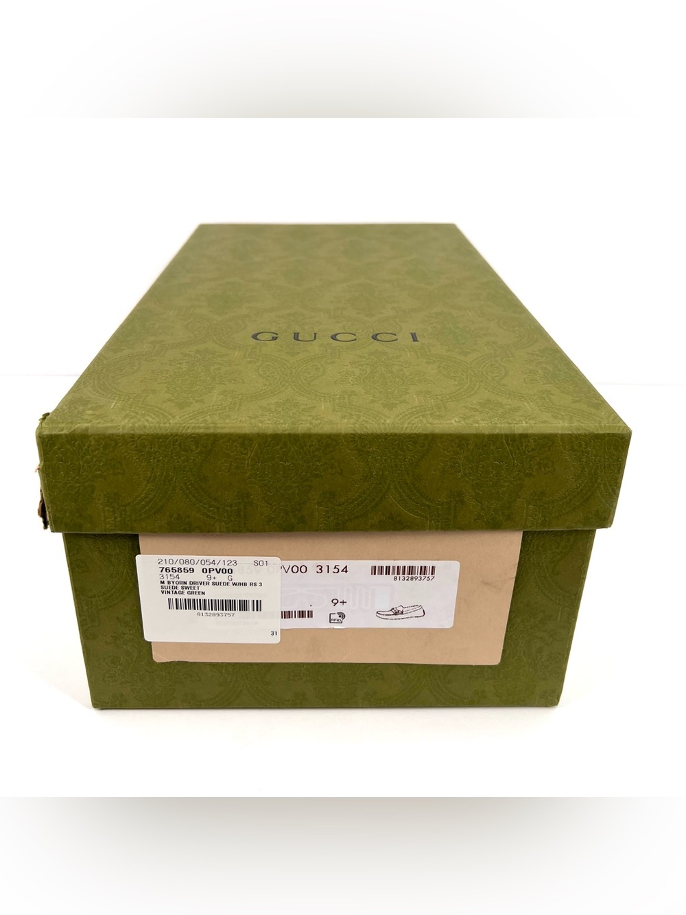 Gucci Men Byorn Horsebit Suede Driver Logo Loafers UK 9.5 - US 10 - EU 43.5 - Picture 2 of 11